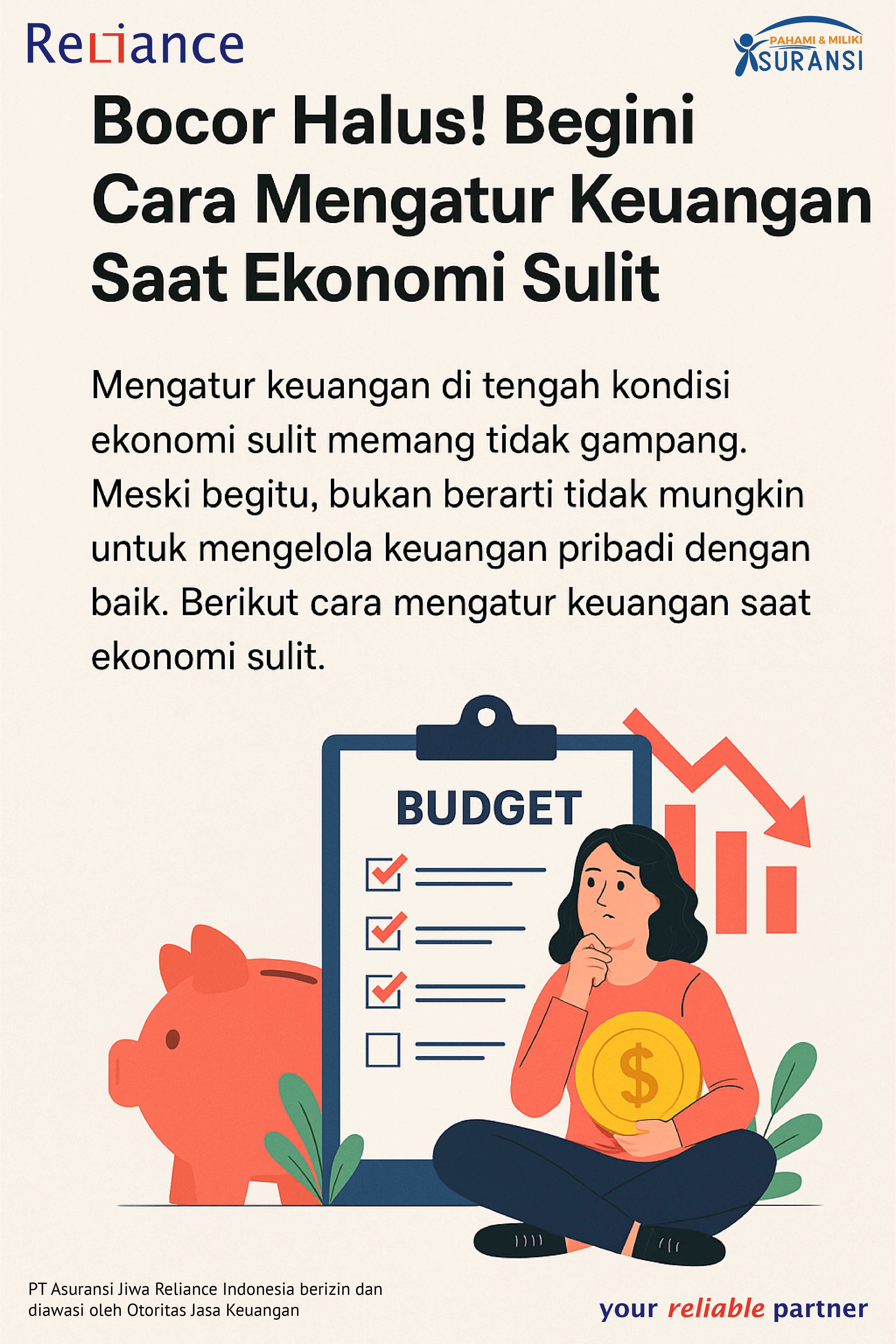 Bocor Halus! Begini Cara Mengatur Keuangan Saat Ekonomi Sulit